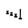 Hotbath Cobber @work Set de finition pour robinet de baignoire sur gorge Noir mat SW440705 Hotbath Cobber @work Set de finition pour robinet de baignoire sur gorge Noir mat SW440705