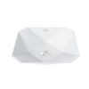 Creavit Ruby waskom - 40x40x8.5cm - opbouw - keramiek - wit glans SW1418676
