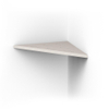Looox Storage collection Planchet - 30x22x1cm - driehoek - matt off-white SW1444037