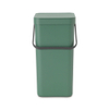 Brabantia Sort & Go Poubelle - 16 litres - poignée - avec barre - fir green SW1117367