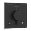 Hansgrohe Ecostat Comfort E - thermostat encastré - 2 fonctions - noir mat SW1388485
