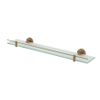 Haceka Kosmos Étagère - 60x12cm - verre - cuivre brossé SW955716