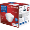 Duravit d-neo toilette avec siège 37x48x40cm blanc brillant SW544307 Duravit d-neo toilette avec siège 37x48x40cm blanc brillant SW544307