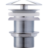 Duravit Philippe Starck 3 Vital Med afvoerventiel - 80mm - voor wastafel - hoogglans chroom 0316393