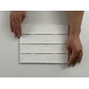 ÉCHANTILLON Terravito Dorelia carreau mural - 5x25cm - White brillant (blanc) SW1130596