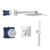 Grohe SmartControl Set de douche rectangulaire avec douche de tête SmartBox et douchette chrome SW108058 Grohe SmartControl Set de douche rectangulaire avec douche de tête SmartBox et douchette chrome SW108058