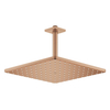 Grohe Rainshower Mono 310 Cube Hoofddouche - 31x 31cm - 1 straalsoort - plafondarm 14.2cm - brushed warm sunset (koper) SW439046