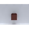 H&R Badmeubelen Matrix Wastafelonderkast - 40x44.8x40cm - 1 lade - greeploos met greeplijst - terra mat SW867928