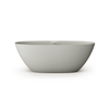 Zeza Element Baignoire îlot- 175x76x60cm - solid surface - gris clair SW1208809