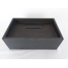 Crosstone by Arcqua Sophie Fontein met inbouw sifon solid surface 35x22x13cm zwart mat SW420149 Crosstone by Arcqua Sophie Fontein met inbouw sifon solid surface 35x22x13cm zwart mat SW420149