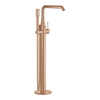 Grohe Essence New Afbouwdeel vrijstaande badkraan - omstel - draaibare uitloop 27.7cm - handdouche - doucheslang - brushed warm sunset (koper) SW98811