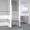 Nemo Go Avis draaideur 80x185cm 4mm helder veiligheidsglas met matte stroken aluminium verchroomd SW292857 Nemo Go Avis draaideur 80x185cm 4mm helder veiligheidsglas met matte stroken aluminium verchroomd SW292857