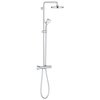 Grohe Tempesta Cosmopolitan douchesysteem met douchekraan thermostatisch m. aquadimmer met hoofddouche 210mm en handdouche 100mm chroom SW108122 Grohe Tempesta Cosmopolitan douchesysteem met douchekraan thermostatisch m. aquadimmer met hoofddouche 210mm en handdouche 100mm chroom SW108122