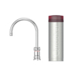 Quooker BE Classic Nordic Round robinet d'eau bouillante - bec pivotant - réservoir PRO3 - Eau chaude / bouillante - Chrome SW795609