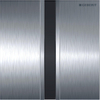 Geberit type 50 urinioir bedieningsplaat - 230V - rechthoekige knoppen - chroom 0701964 Geberit type 50 urinioir bedieningsplaat - 230V - rechthoekige knoppen - chroom 0701964