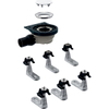 Geberit Setaplano évacuation pour receveur de douche avec 6 pieds SW227918