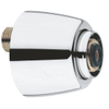 Grohe S-koppeling - met rozet - afsluitbaar - per stuk - 1/2x3/4 inch - verstelbaarheid 12,5mm - chroom 0432523