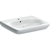 Geberit 300 Comfort wastafel - 65cm - 1 kraangat - met overloop - wit SW417632