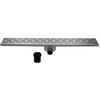 Easydrain Fixt afvoergoot enkele plaat met sifon 9.8x90cm zijuitloop 30mm RVS 2301418 Easydrain Fixt afvoergoot enkele plaat met sifon 9.8x90cm zijuitloop 30mm RVS 2301418