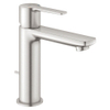 GROHE Lineare New waterbesparende wastafelkraan S-size met waste supersteel SW97535