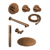 Brauer Copper Edition thermostatische inbouw regendoucheset 40cm rechte wandarm met 30cm ronde hoofddouche 1 stand staafhanddouche 150cm gladde doucheslang met aansluitbocht en handdouchehouder Koper geborsteld PVD SW374488 Brauer Copper Edition thermostatische inbouw regendoucheset 40cm rechte wandarm met 30cm ronde hoofddouche 1 stand staafhanddouche 150cm gladde doucheslang met aansluitbocht en handdouchehouder Koper geborsteld PVD SW374488