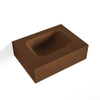 MONDIAZ LEX Opbouwwastafel 40x30x12cm 0 kraangaten wasbak midden Solid Surface mat SW476567 MONDIAZ LEX Opbouwwastafel 40x30x12cm 0 kraangaten wasbak midden Solid Surface mat SW476567