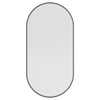Haceka Deco miroir – forme de pilule – 40 x 80 cm – Noir mat SW1102384
