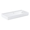 Grohe Cube keramiek wastafel 100x49 cm Met kraangat Pureguard wit SW205864 Grohe Cube keramiek wastafel 100x49 cm Met kraangat Pureguard wit SW205864