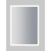 Adema Oblong miroir 60x70cm incluant des lampes à led dimmables avec chauffage du miroir avec interrupteur à écran tactile SW523322
