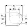 Geberit 300 Basic closetzitting met deksel standaard wit SW417741