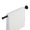 Geesa Nemox Handdoekrek Black Handdoekhouder 1 arm - zwart SW494580