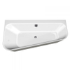 Xenz Cindy hoekbad links 155x75/55 Bicolor wit/cement incl. 7006 badvulcombi chroom SW382295 Xenz Cindy hoekbad links 155x75/55 Bicolor wit/cement incl. 7006 badvulcombi chroom SW382295