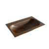 Mondiaz BIG small Rust solid surface inbouw wastafel 70cm midden SW427761 Mondiaz BIG small Rust solid surface inbouw wastafel 70cm midden SW427761