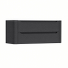 H&R Badmeubelen Juice Meuble sous vasque - 120x45x50cm - angles arrondis - 2 tiroirs - poignée intégrée - anthracite mat SW1490004