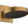 Hansgrohe Rainfinity douche de tête - 25cm - 1 jet - avec bras de douche - brushed bronze SW1382739