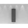H&R badmeubelen Juice Hoge Kast - 40x35x130cm - met ronde hoeken - 1 deur - linksdraaiend - stone grey mat SW875377