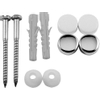 Duravit Divers bevestigingsset - voor bidet/urinoir/closet/sifonkap - hoogglans chroom 0299853