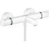 Hansgrohe Ecostat Comfort Badkraan - thermostatisch - met omstel - met koppelingen - thermostaat - mat wit SW297286