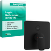 Hansgrohe Logis douchemengkraan voor iBox Universal 2 mat zwart SW1567314