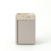 FugaFlow Eccelente Arredo Ensemble meuble WC - 40x65cm - 1 porte - 1 trou de robinet - droite - lave-mains terrazzo - cotton mat (beige) SW1522193