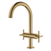GROHE Atrio Robinet de lavabo 1 trou taille L avec bec haut orientable et poignées croisées cool sunrise SW354628 GROHE Atrio Robinet de lavabo 1 trou taille L avec bec haut orientable et poignées croisées cool sunrise SW354628