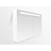 Saniclass Double Face spiegelkast 100x70x15cm 2 deuren met LED verlichting hoogglans wit SW2215 Saniclass Double Face spiegelkast 100x70x15cm 2 deuren met LED verlichting hoogglans wit SW2215