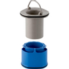 Geberit dompelbuis en drager - voor douchesifon D90 - 2006 - 2017 - blauw grijs SW285082