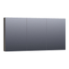 Saniclass Plain Spiegelkast 139x70x15cm Black Diamond SW392921 Saniclass Plain Spiegelkast 139x70x15cm Black Diamond SW392921