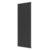 Plieger Cavallino Retto radiateur design vertical simple raccord central 1800x602mm 1205W noir graphite (black graphite) 7252992