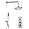 Crosswater MPRO inbouw doucheset inclusief 20cm hoofddouche en handdoucheset chroom SW487213 Crosswater MPRO inbouw doucheset inclusief 20cm hoofddouche en handdoucheset chroom SW487213