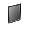 Forzalaqua Reno 2.0 spiegel 59.5x80cm Rechthoek zonder verlichting met frame Massief Eiken Black oiled SW492676