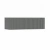 H&R Badmeubelen Juice Wastafelonderkast - 140x45x40cm - rechterhoek afgerond - 3D-front - 2 lades - geïntegreerde greep - petrol mat SW1260094