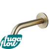 FugaFlow Eccelente Sobrado Badkamer uitloop - baduitloop - met rozet - geborsteld messing PVD - Black Friday - SW1124123