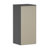 Hansgrohe Xevolos E Armoire mi-haute - 89x40x36cm - 1 porte - façade patterned bronze - push to open - charnière à gauche - slate matt grey SW995426
